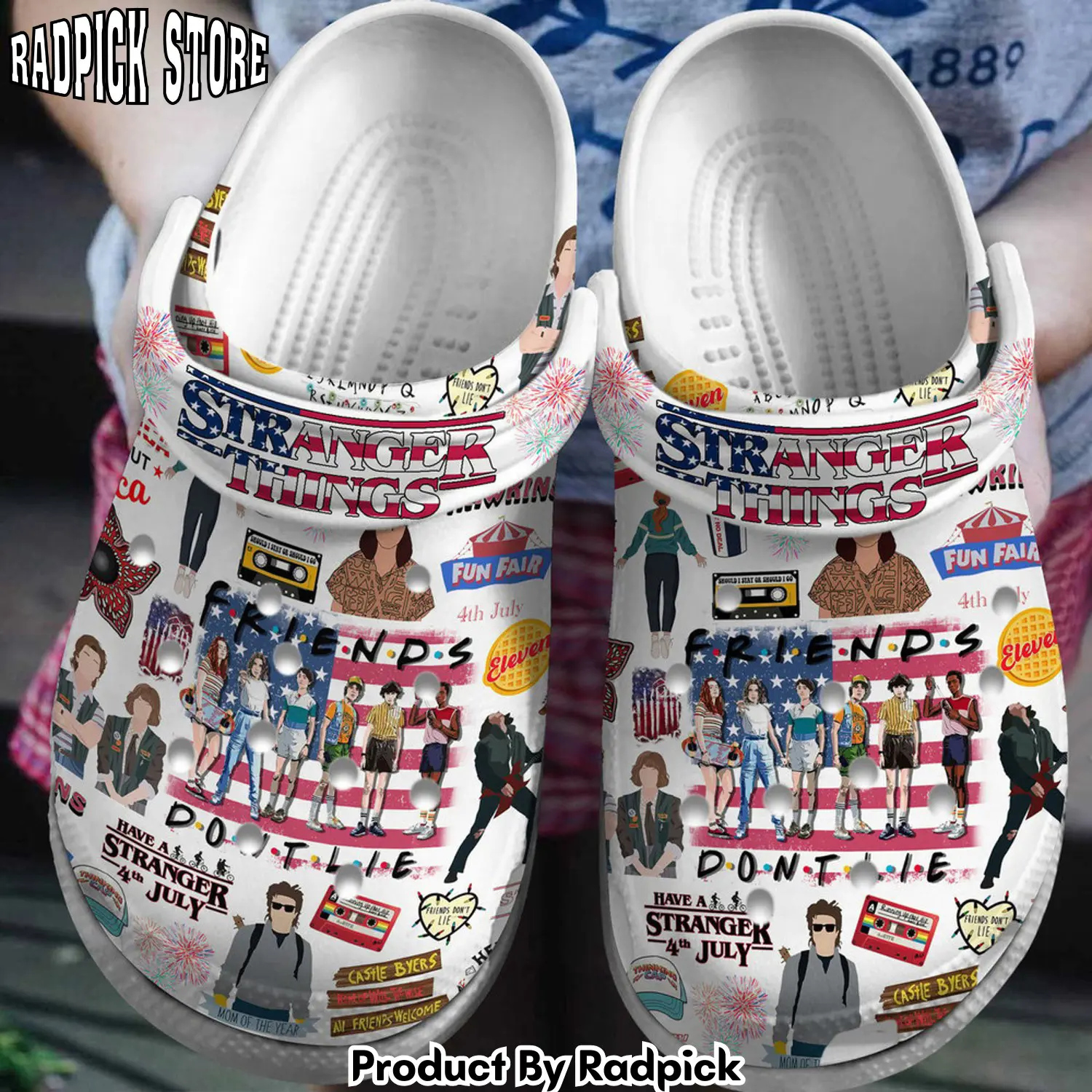 Radpick stranger things tv series clogs shoes comfortable for men women rp6521103